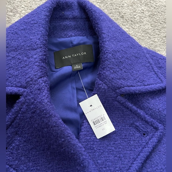 NWT Ann Taylor double breasted wool overcoat - Picture 3 of 5